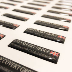 the covert group domed stickers