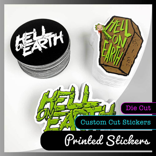 Die cut stickers