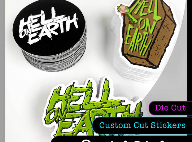 Custom Die Cut Stickers - Cut to Any Shape or Size