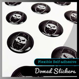 Custom Domed Resin Stickers  - Cut to Any Shape or Size