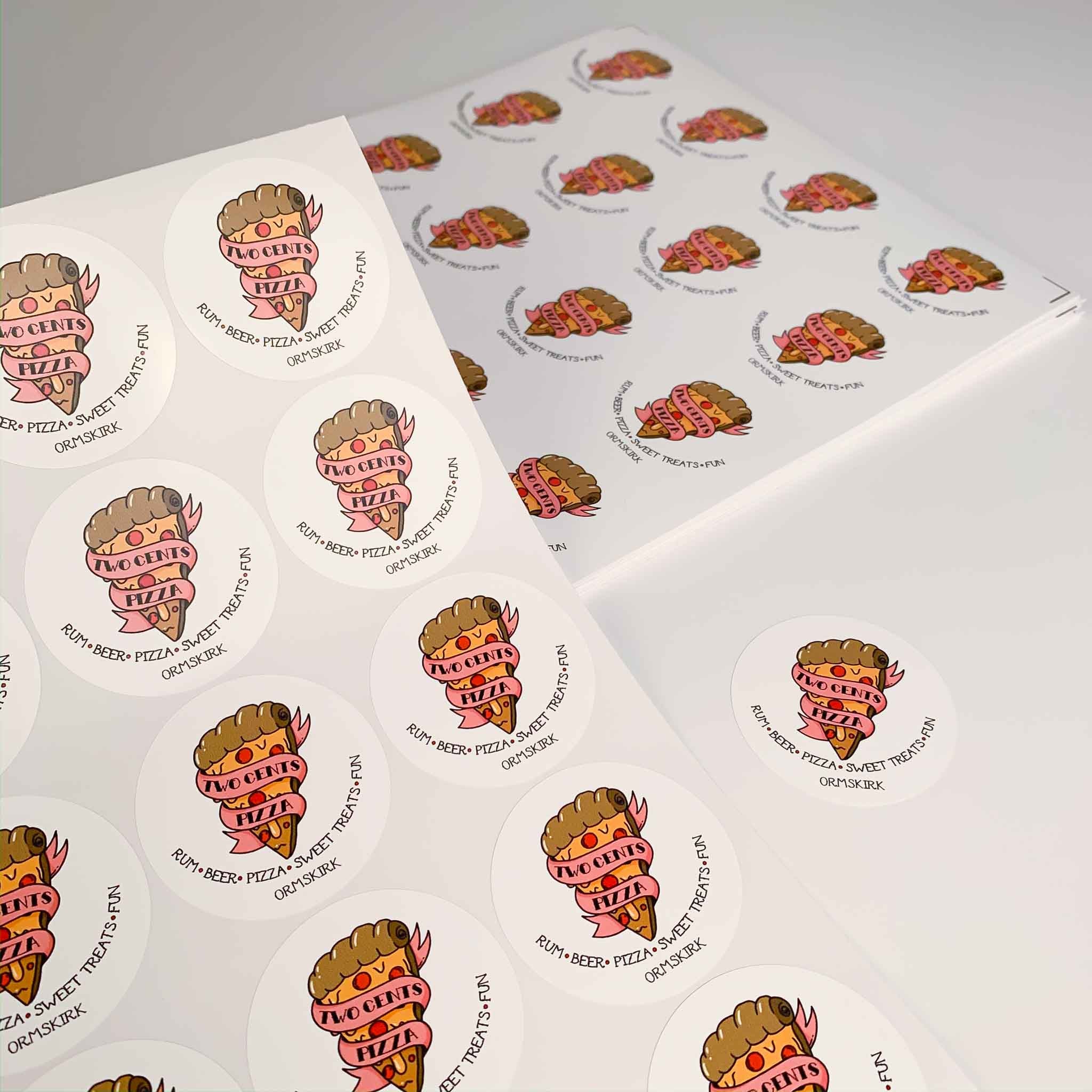 Custom Round stickers - Many sizes and finishes to choose from. | Smash ...