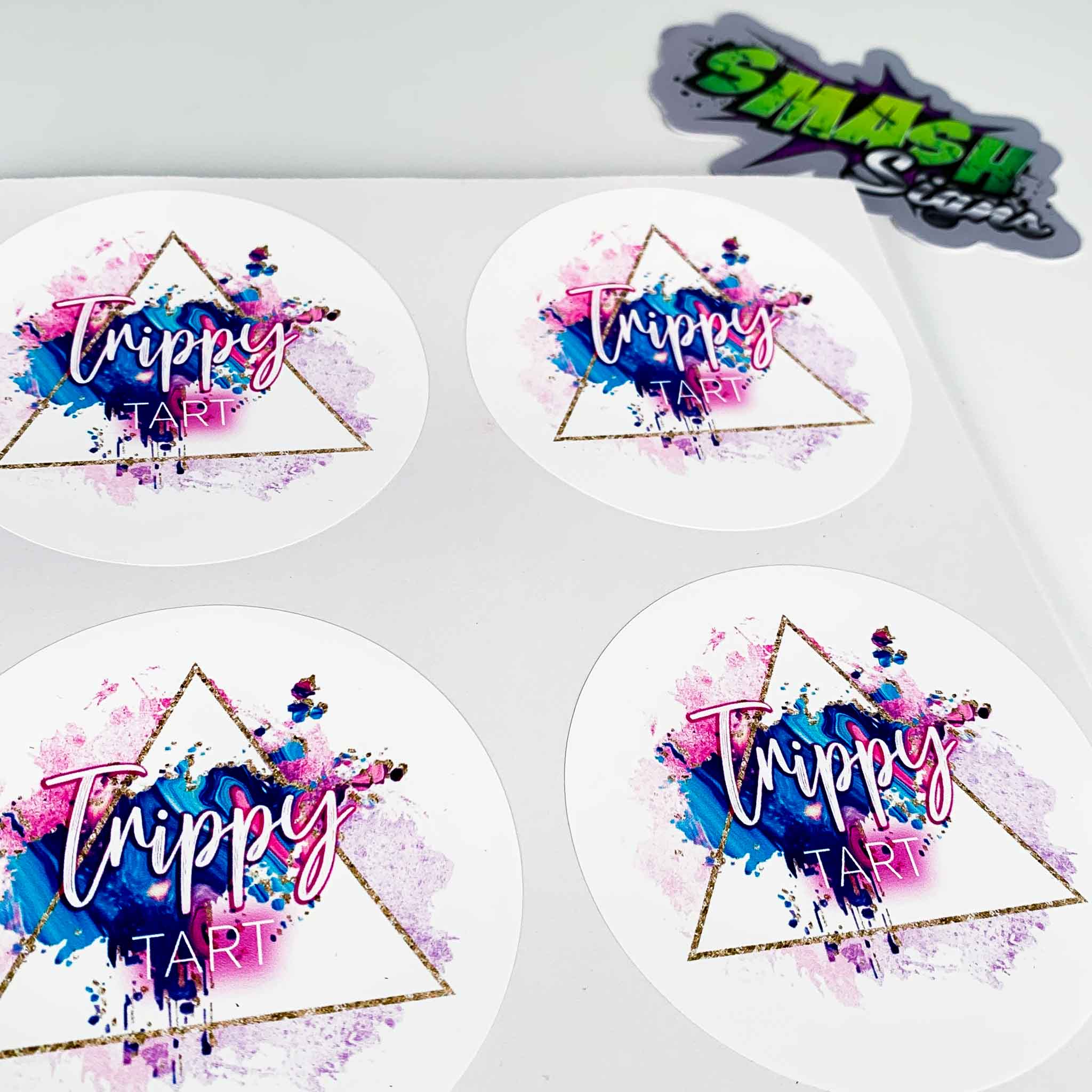 Custom Round stickers - Many sizes and finishes to choose from. | Smash ...