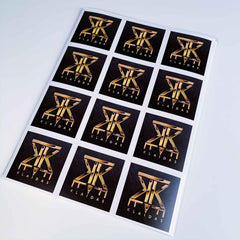 Laminated Custom Square Stickers - Many sizes and finishes to choose from.