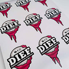 Custom Kiss Cut Stickers - 1.3M x 700mm Sheets