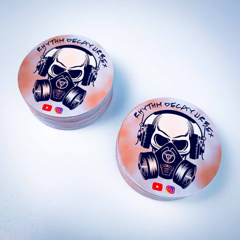 Die Cut Custom Round stickers - Many sizes and finishes to choose from ...