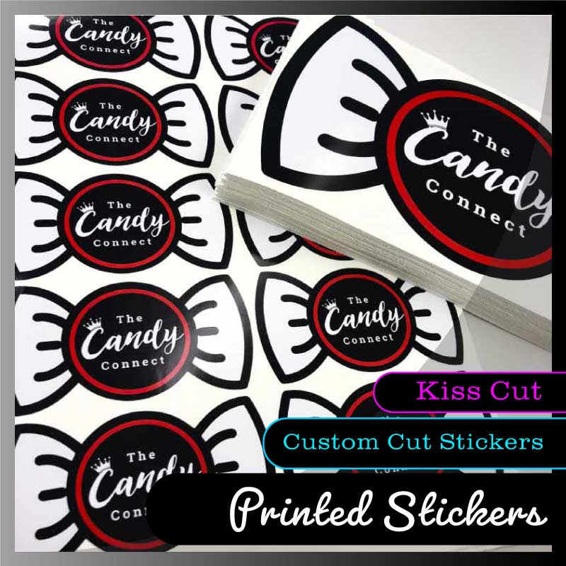 custom stickers kiss cut sheets