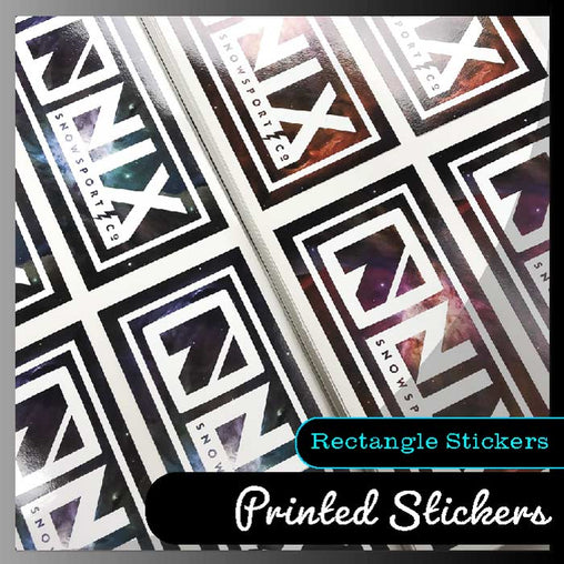 Rectangle stickers - Smash signs ltd