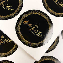 Custom Round stickers - Many sizes and finishes to choose from. - Smash signs ltd