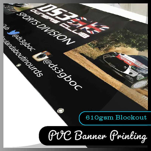 Blockout 610GSM PVC Banner Printing - Smash signs ltd