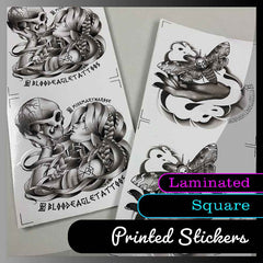 Laminated Square Stickers